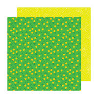 Pebbles - Fun In The Sun Collection - 12 x 12 Double Sided Paper - Citrus Splash