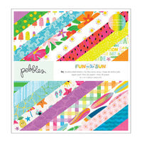 Pebbles - Fun In The Sun Collection - 12 x 12 Paper Pad