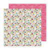 Pink Paislee - Joyful Notes Collection - 12 x 12 Double Sided Paper - Sweet Friend