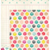 American Crafts - Dear Lizzy Collection - Documentary - 12 x 12 Double Sided Paper - Happy Dance