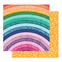Shimelle Laine - Reasons To Smile Collection - 12 x 12 Double Sided Paper - Radiate Positivity