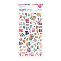 Shimelle Laine - Reasons To Smile Collection - Puffy Stickers - Icon