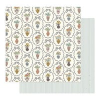 Maggie Holmes - Forever Fields Collection - 12 x 12 Double Sided Paper - Centerpiece