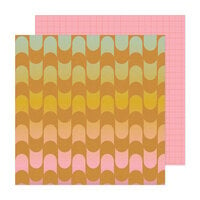 Jen Hadfield - Groovy Darlin Collection - 12 X 12 Double Sided Paper - Funky