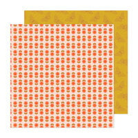 Jen Hadfield - Groovy Darlin Collection - 12 X 12 Double Sided Paper - Flutter