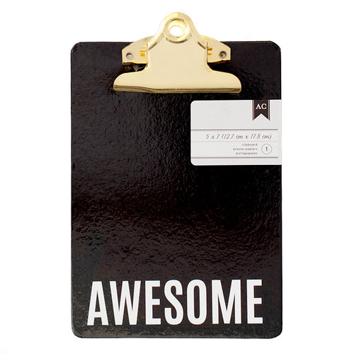 American Crafts - Mini Clipboard - 5 x 7 - Awesome