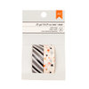 American Crafts - Halloween Collection - Washi Tape - Black Stripe and Stars