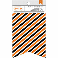 American Crafts - Halloween Collection - Banners - Stripes
