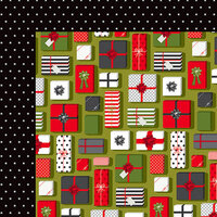 American Crafts - Deck the Halls Collection - Christmas - 12 x 12 Double Sided Paper - Christmas Morning