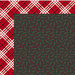 American Crafts - Deck the Halls Collection - Christmas - 12 x 12 Double Sided Paper - Boughs Of Holly
