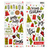 American Crafts - Deck the Halls Collection - Christmas - Cardstock Stickers - Holly Jolly