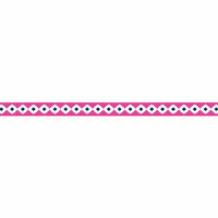 American Crafts - Grosgrain Ribbon - 0.375 Inch - Pink Southwestern - 4 Yards