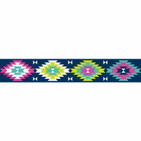 American Crafts - Grosgrain Ribbon - 1.5 Inch - Bright Aztec - 3 Yards