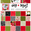 American Crafts - Deck the Halls Collection - Christmas - 12 x 12 Paper Pad - Very Merry