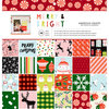 American Crafts - Christmas - 12 x 12 Paper Pad - Merry and Bright