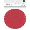 American Crafts - Christmas - Doilies - Red