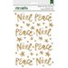 American Crafts - Christmas - Foil Stickers - Noel, Peace