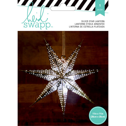 Heidi Swapp - Paper Lanterns - Small - 7 Point - Silver