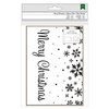 American Crafts - Christmas - Cards and Envelopes - Kraft and Snowflakes