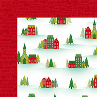 American Crafts - Shimelle Collection - Christmas Magic - 12 x 12 Double Sided Paper - Silent