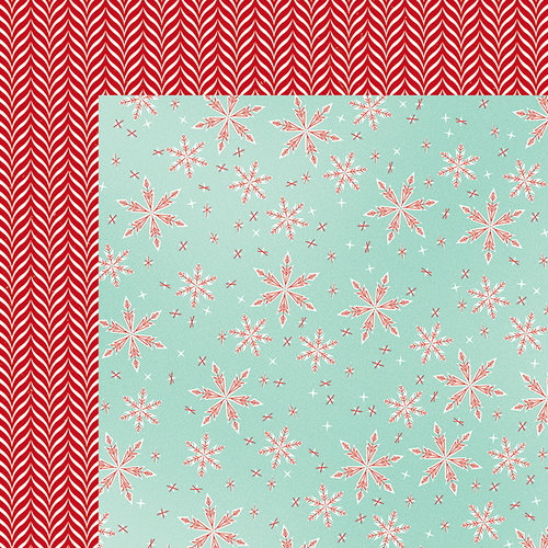 American Crafts - Shimelle Collection - Christmas Magic - 12 x 12 Double Sided Paper - Flurry