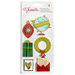 American Crafts - Christmas Magic Collection - Layered Chipboard Stickers