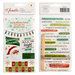 American Crafts - Christmas Magic Collection - Foil Rub Ons