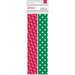 American Crafts - Christmas - Paper Straws - Candy Cane and Dot