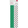 American Crafts - Christmas - Paper Straws - Star and Dot