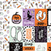 American Crafts - BOOtiful Night Collection - Halloween - 12 x 12 Double Sided Paper - Bewitched