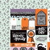 American Crafts - BOOtiful Night Collection - Halloween - 12 x 12 Double Sided Paper - Gadzooks