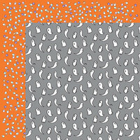American Crafts - BOOtiful Night Collection - Halloween - 12 x 12 Double Sided Paper - Boo Crew