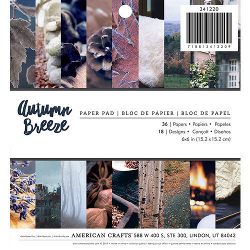 American Crafts - 6 x 6 Paper Pad - Autumn Breeze