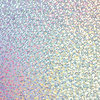 American Crafts - 12 x 12 Specialty Paper - Silver Holographic Sparkles