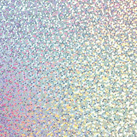 American Crafts - 12 x 12 Specialty Paper - Silver Holographic Sparkles