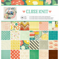 American Crafts - 12 x 12 Paper Pad - Close Knit