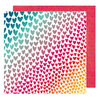 American Crafts - Hustle and Heart Collection - 12 x 12 Double Sided Paper - Love Wins