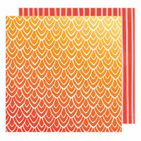 American Crafts - Hustle and Heart Collection - 12 x 12 Double Sided Paper - Hello Sunrise