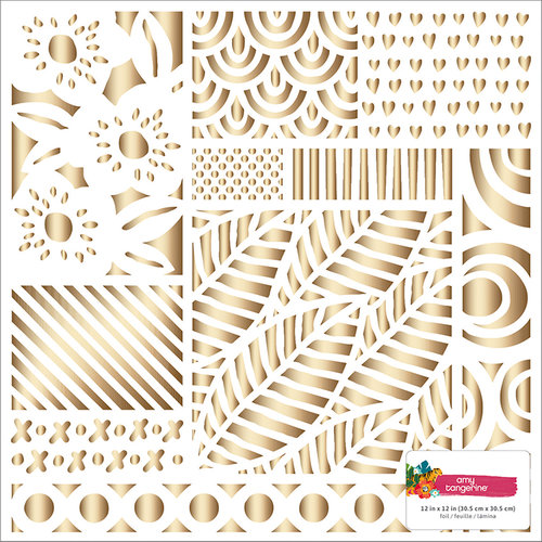 American Crafts - Hustle and Heart Collection - 12 x 12 Paper with Foil Accents