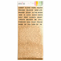 American Crafts - Creative Devotion Collection - Cardstock Stickers - Word