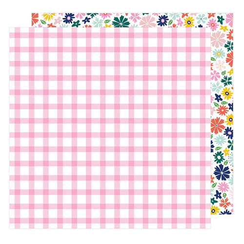 American Crafts - Star Gazer Collection - 12 x 12 Double Sided Paper - Happy