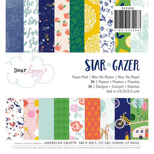 American Crafts - Star Gazer Collection - 6 x 6 Paper Pad