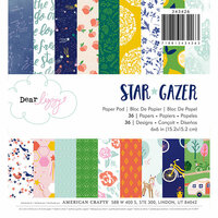 American Crafts - Star Gazer Collection - 6 x 6 Paper Pad