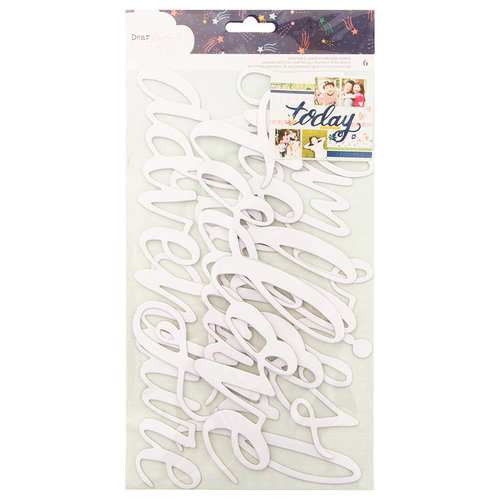 American Crafts - Star Gazer Collection - Chipboard Words