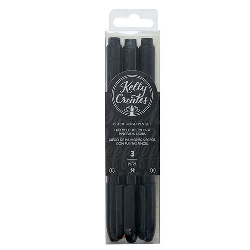 Kelly Creates - Small Brush Pens - Black