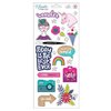 American Crafts - Glitter Girl Collection - Cardstock Stickers with Foil Accents - Accents and Phrases