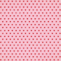Crate Paper - Main Squeeze Collection - 12 x 12 Paper with Glitter Accents - Heartbeat