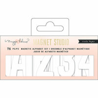 Crate Paper - Magnet Studio Collection - Alpha Small - White