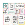 Crate Paper - Good Vibes Collection - 12 x 12 Double Sided Paper with Foil Accents - Big Heart