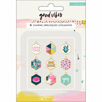 Crate Paper - Good Vibes Collection - Charm Embellishments